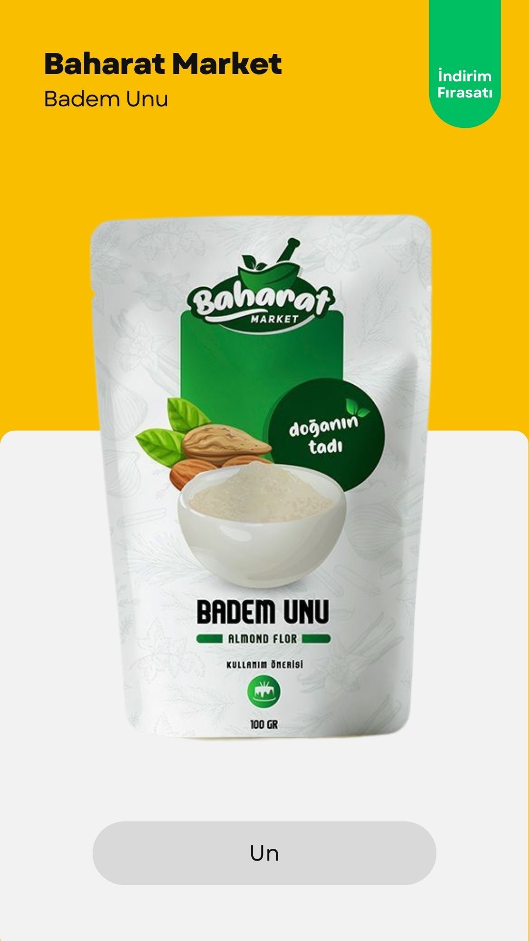 Badem Unu 100gr