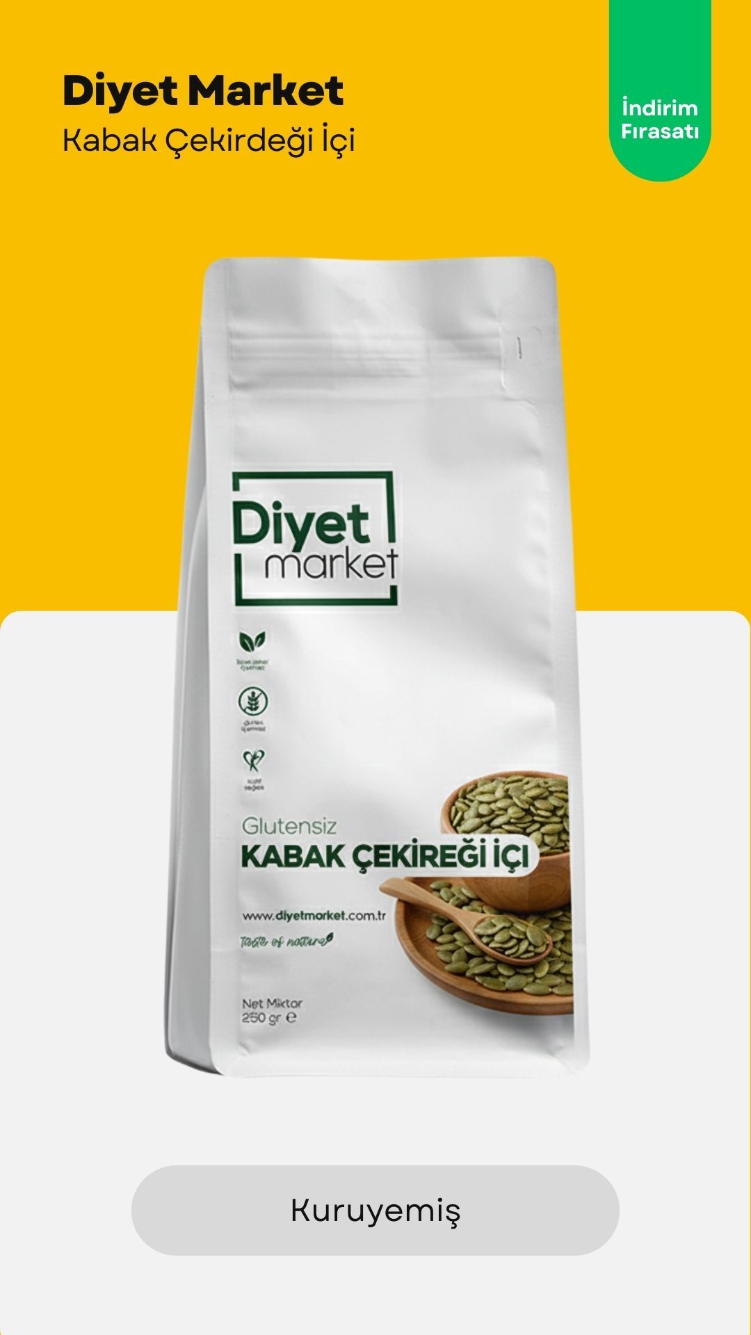 Kabak Çekirdeği içi 250gr